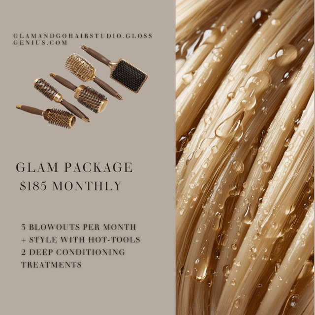 Glam Wash & Blowout Package